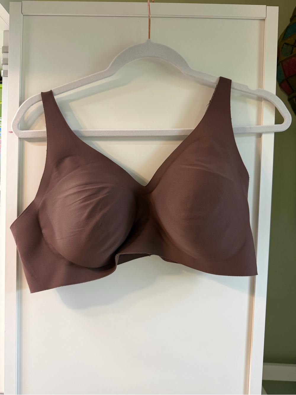 Seamless Wireless Bra - Brown